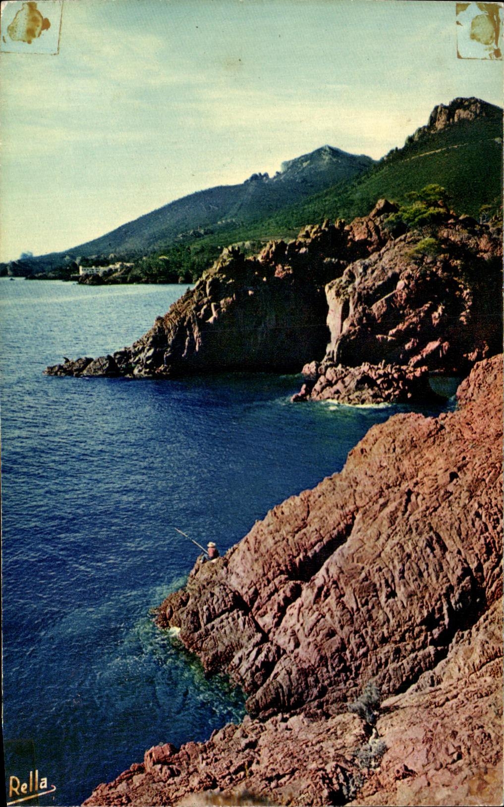 CPA La Corniche d'Or Les Calaques Rouges Du Trayas Le Pic Aurele Et Le Cap roux