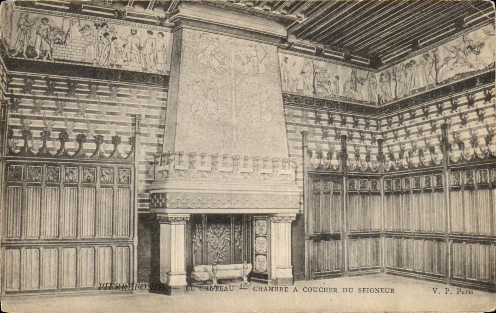 CPA Pierrefonds Chateau De chambre A Coucher Du Seigneur