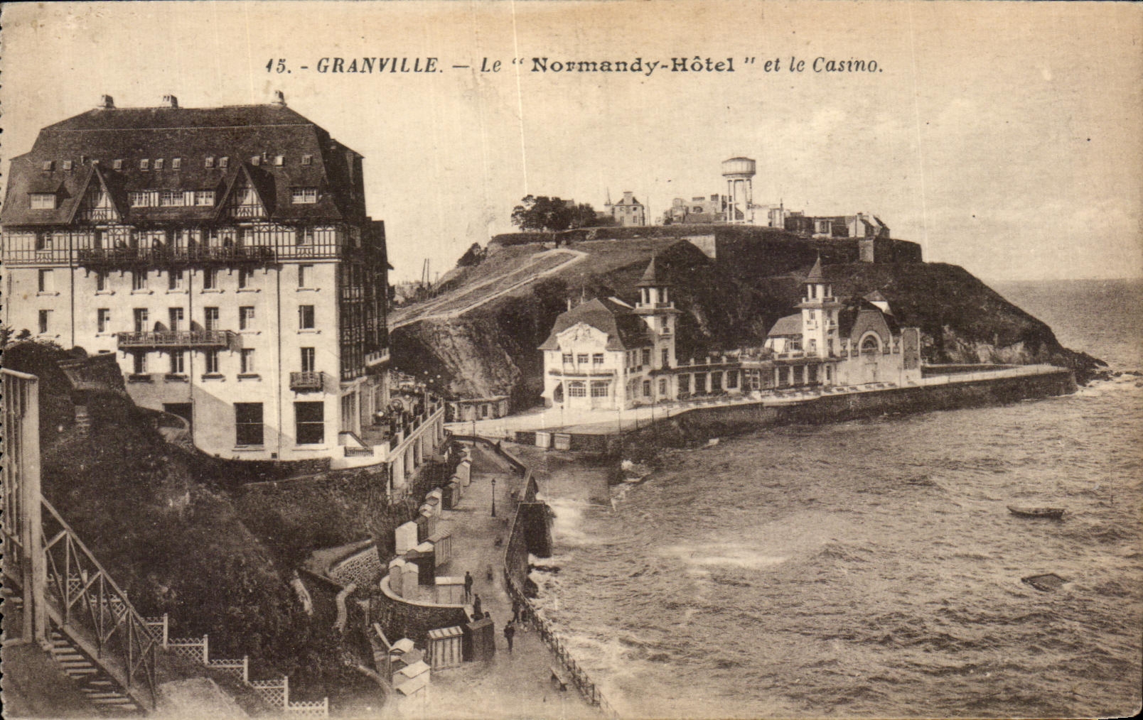 CPA Granville Le Normandy Hotel Et Le Casino
