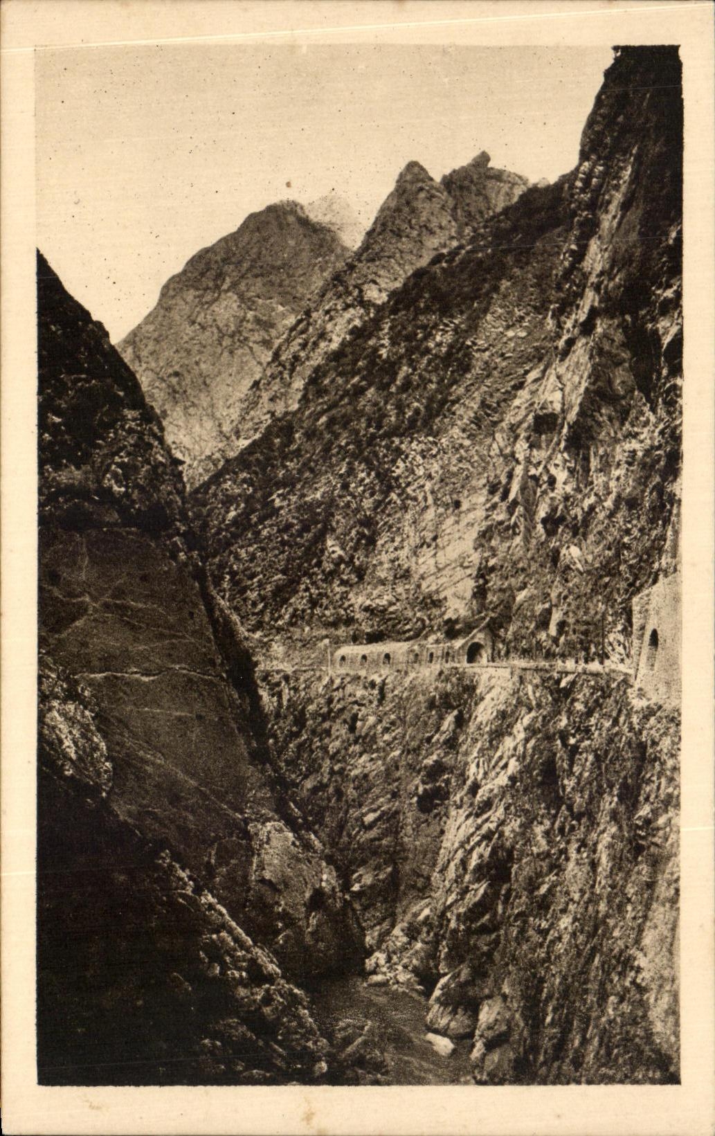 CPA Gorges Du Chabet El Akra Les Gorges Du Pont Du Diable