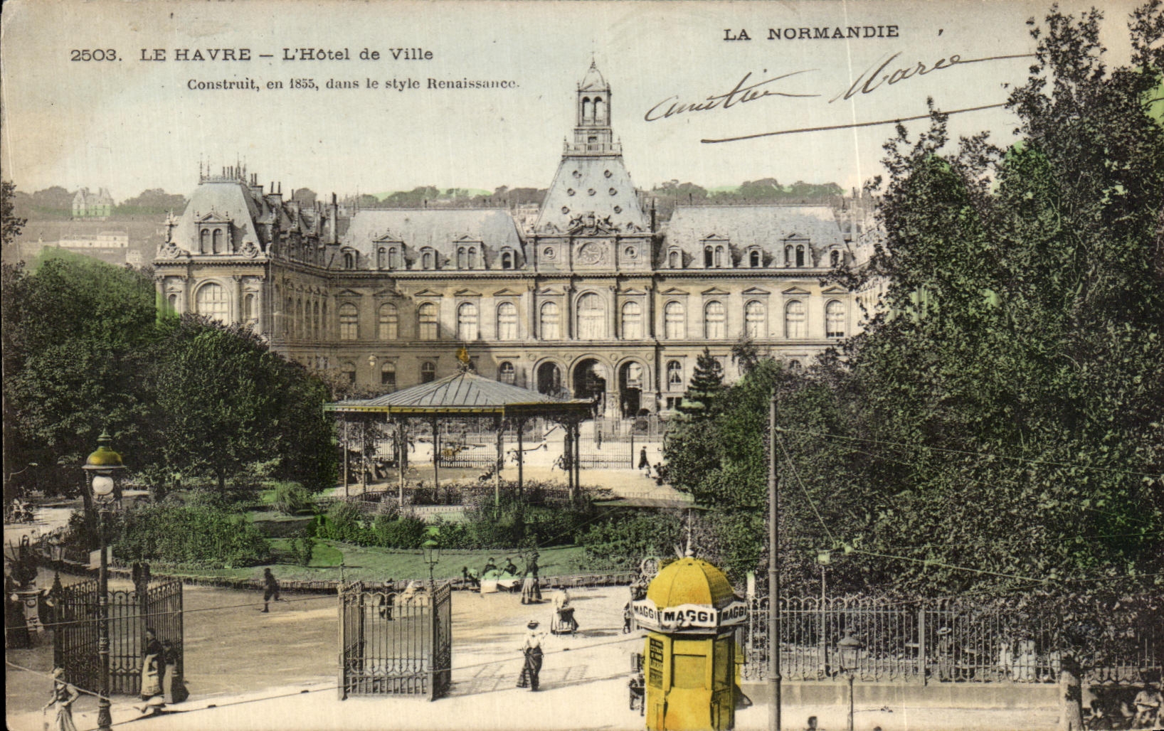 CPA Le Havre L'Hotel de Ville La Normandie Maggi