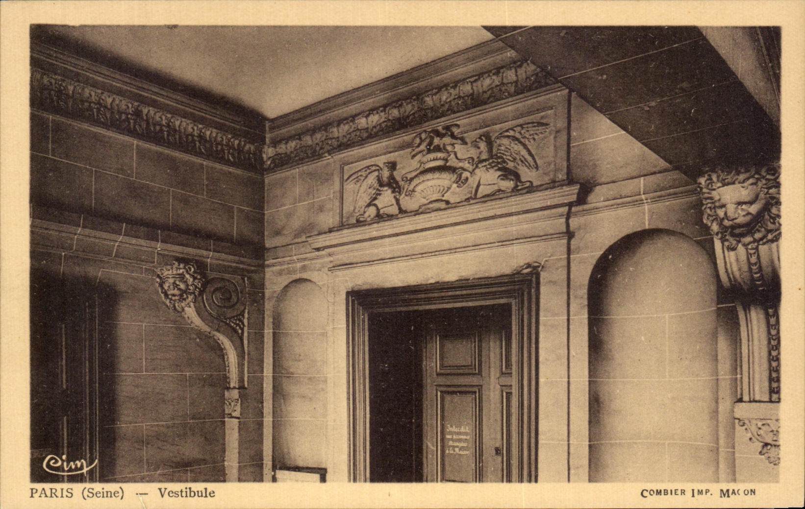 CPA Paris Vestibule 