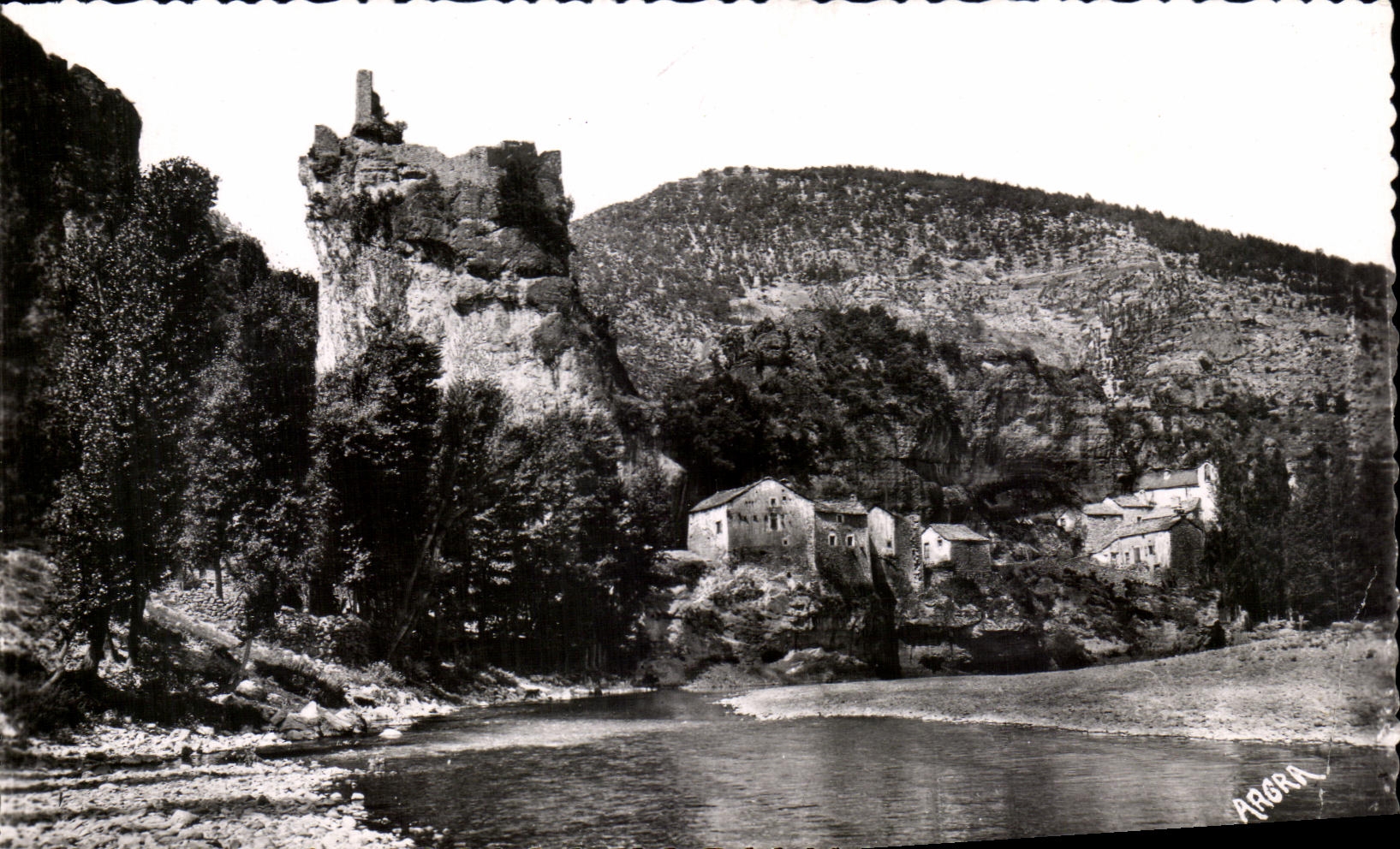CPA Gorges Du Tarn Castelbouc d'Apres la legende aux temps des Croisades