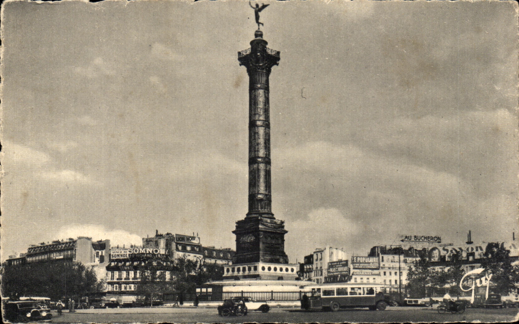 CPA Paris Et Ses Merveillles Place de la Bastille et Colonne de Juillet