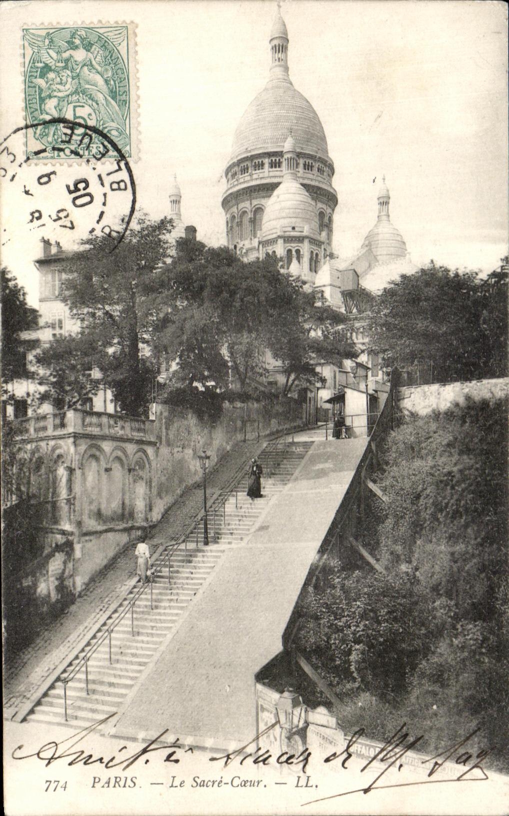 CPA Paris Le Sacre Coeur Montmatre 