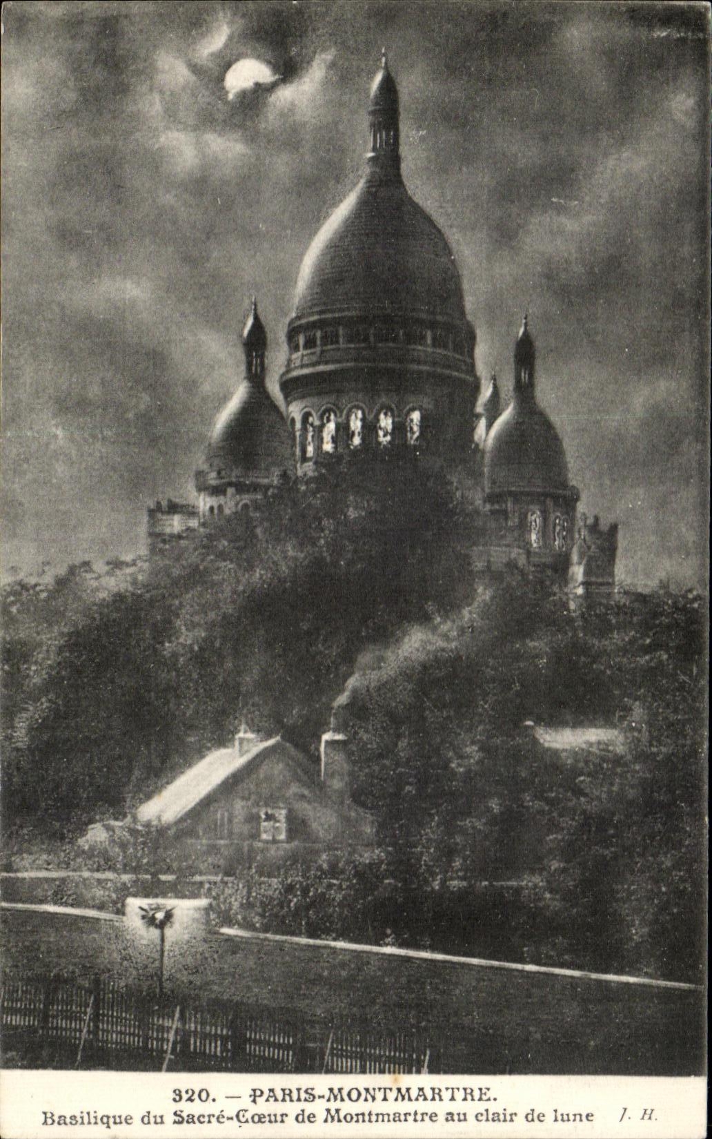 CPA Paris Montmartre Basilique Du Sacre Coeur De Montmartre An Cleir De Iune