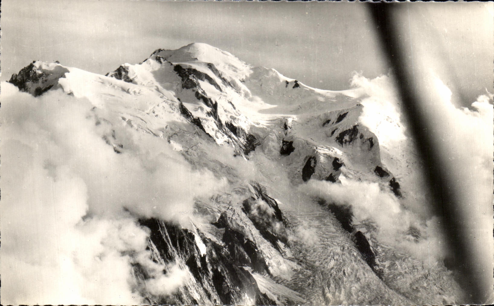 CPA Vue Du Sommet Du Mont Blanc 
