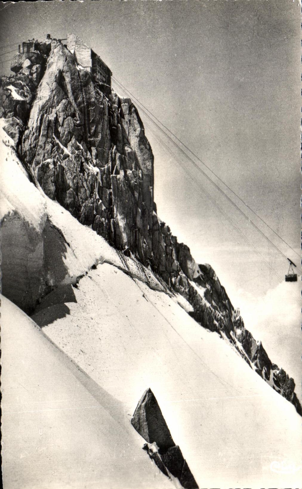 CPA Chamonix Mont Blanc Gare D'Arrivee Du Telepherique De L'Aiguille Du Midi