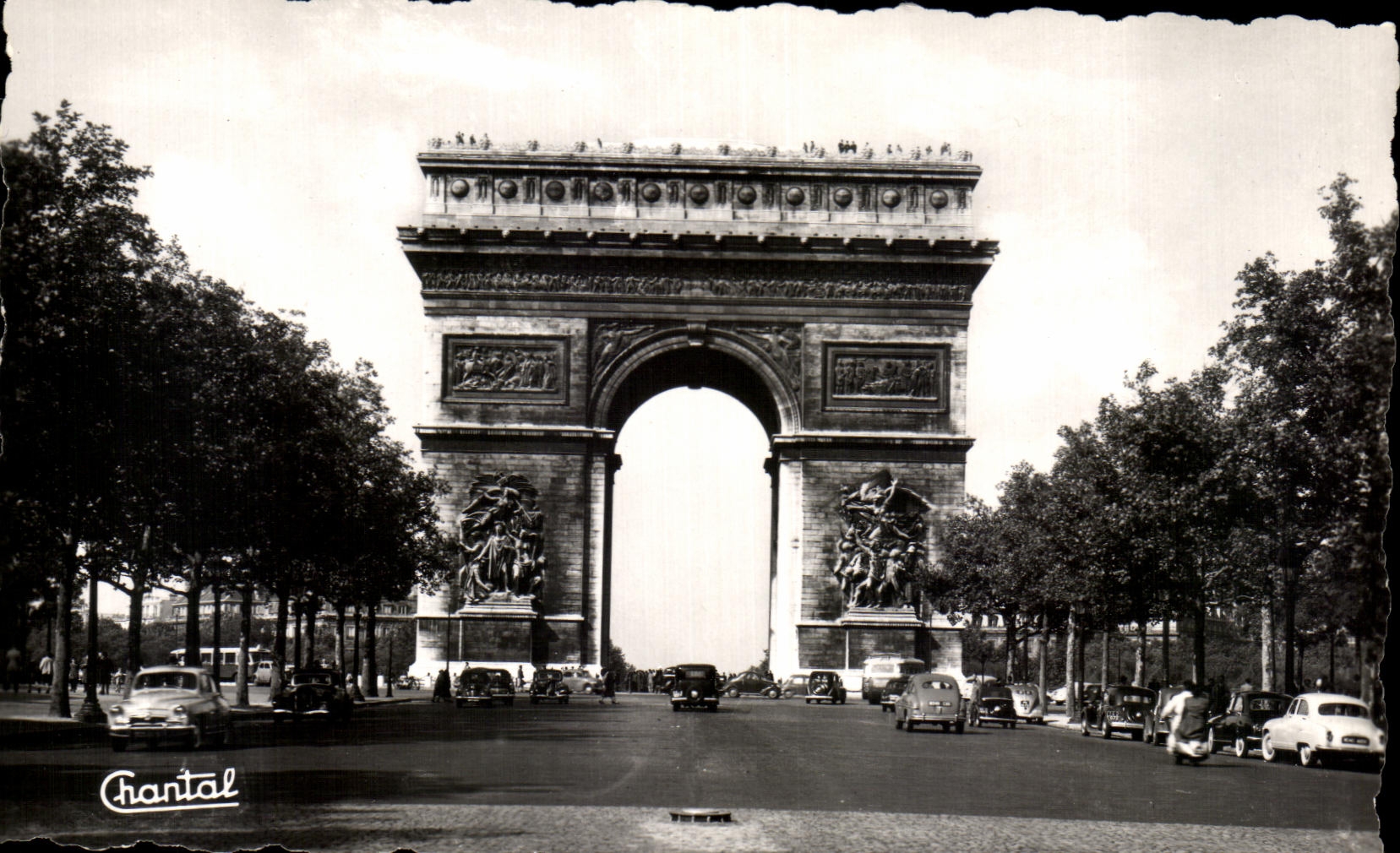 CPSM Paris L'Arc de Triomphe