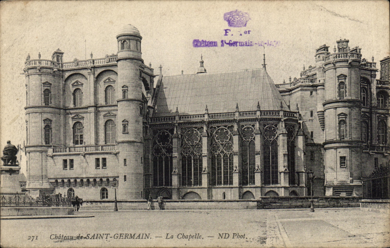 CPA Chateau De Saint Germain La Chapelle