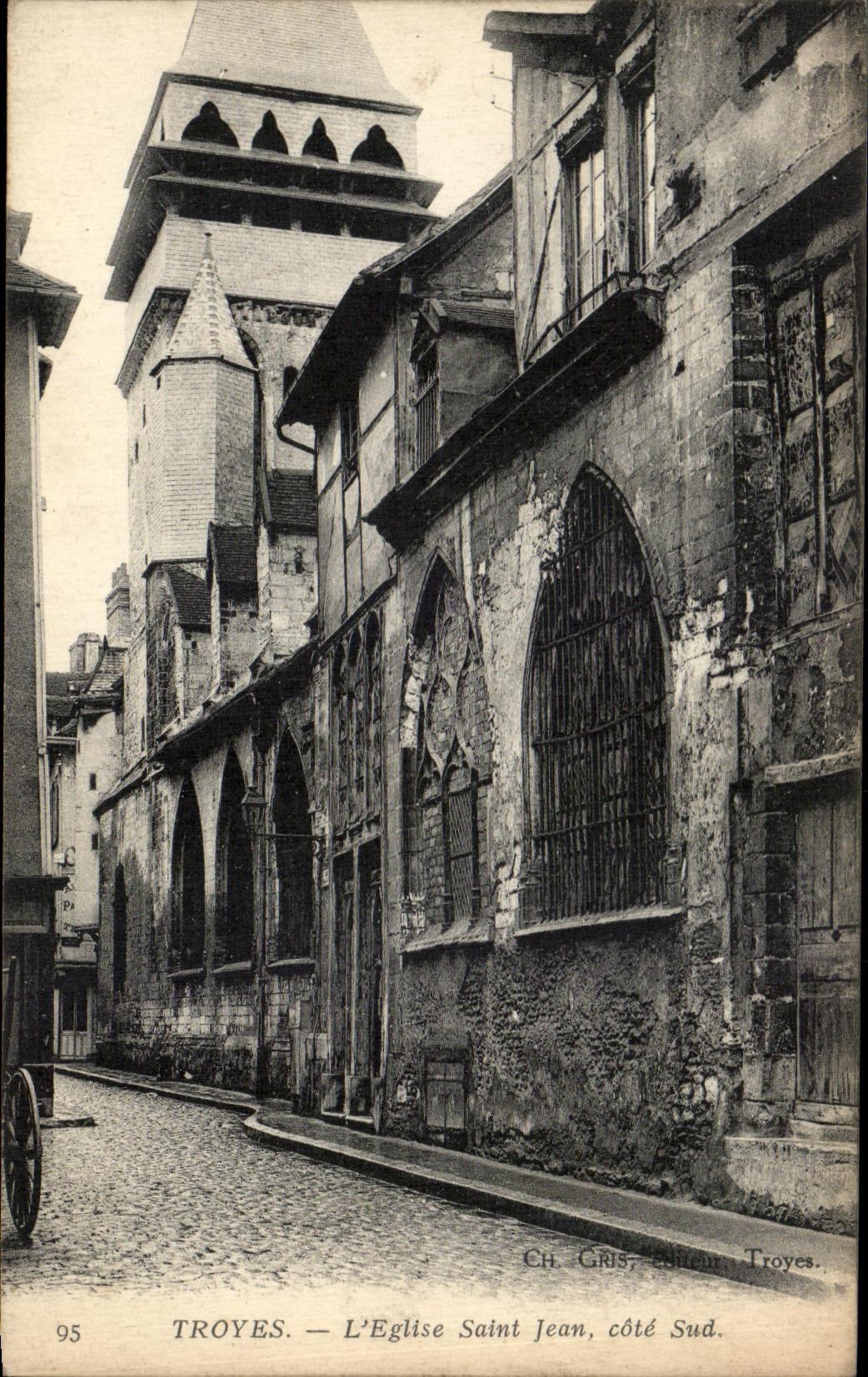 CPA Troyes L'Eglise Saint Jean