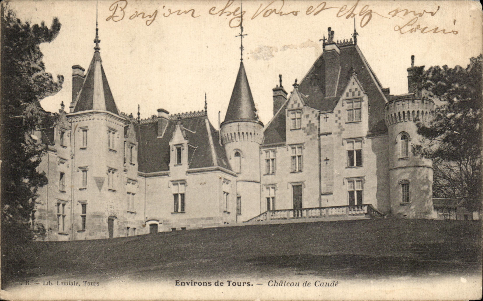 CPA Environs De Tours Chateau De Cande