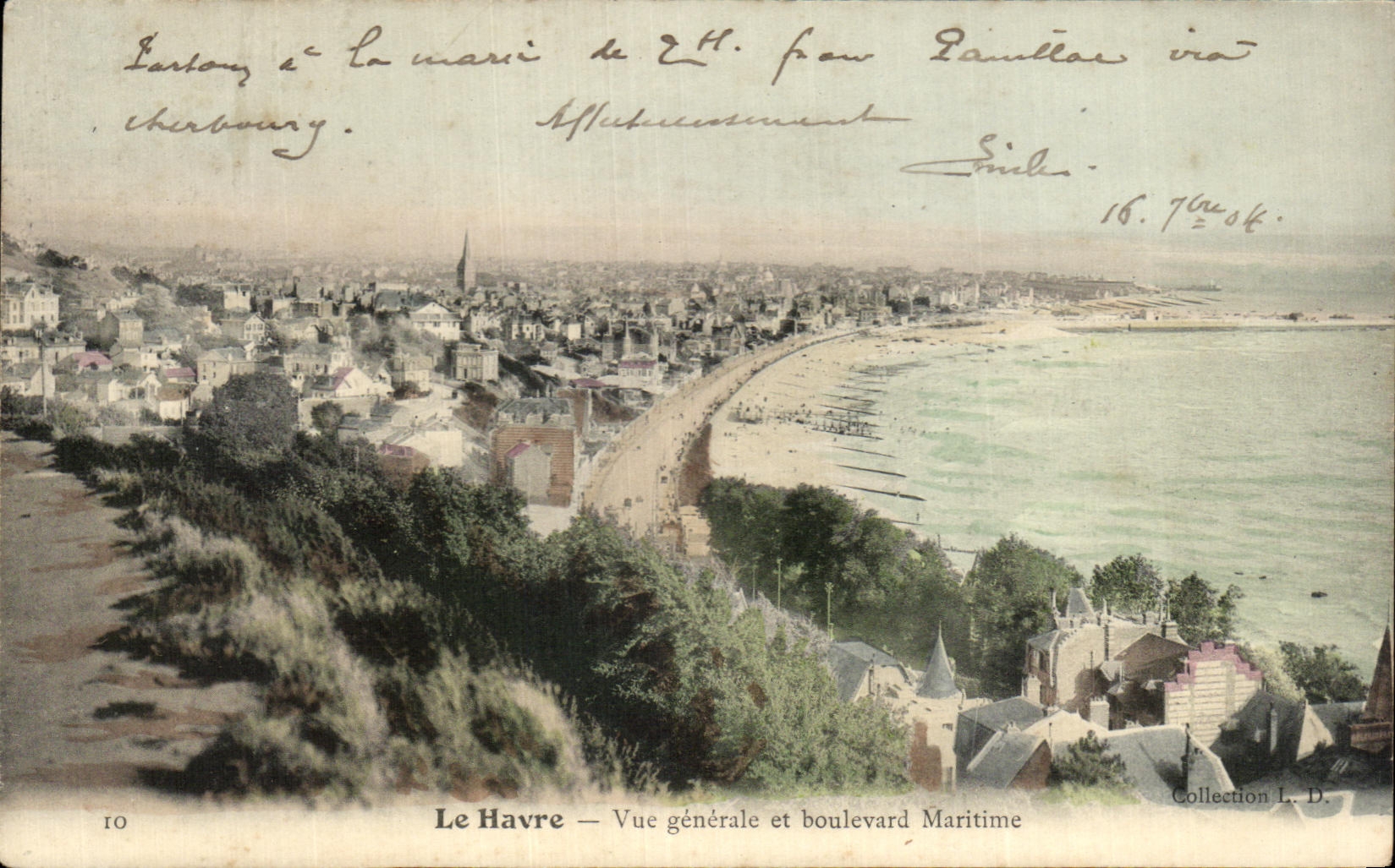CPA Le Havre Vue Generale et boulevard Maritime