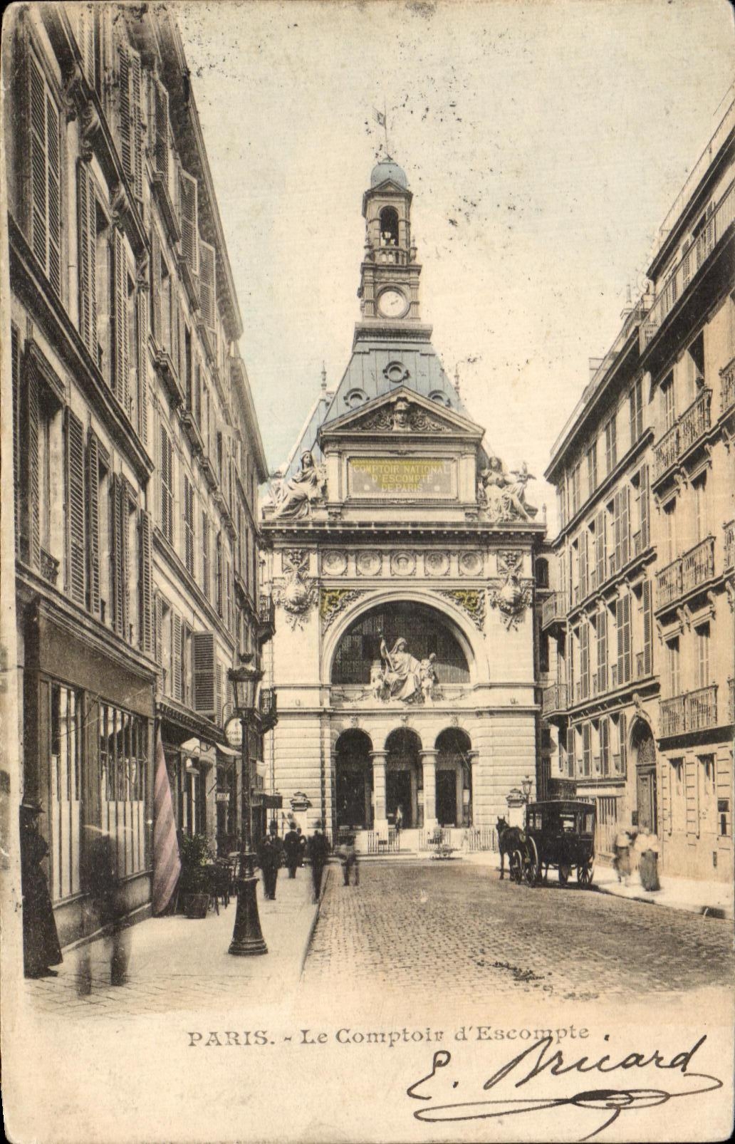 CPA Paris Le Comptoir d'Escompte