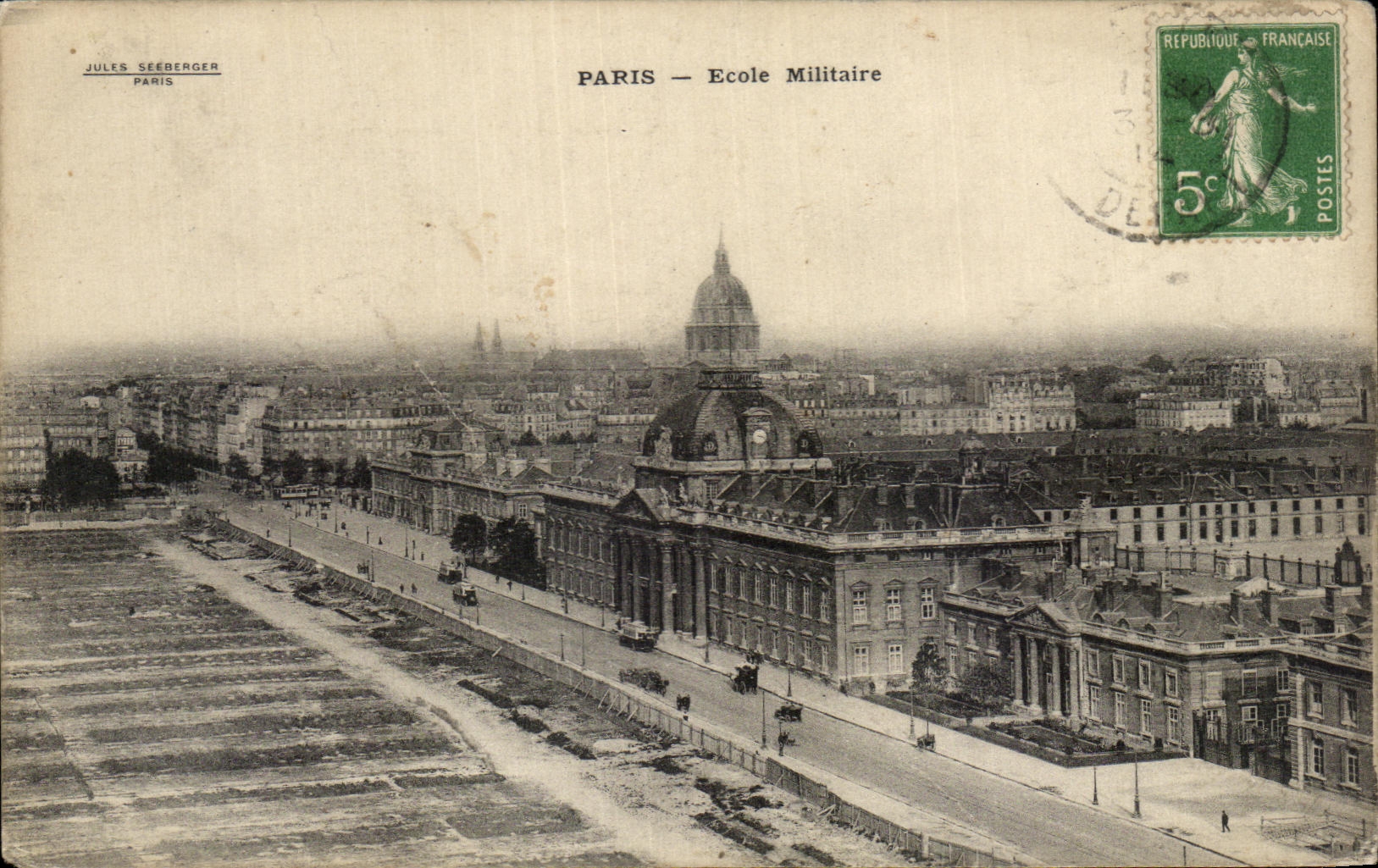 CPA Paris Ecole Millitaire