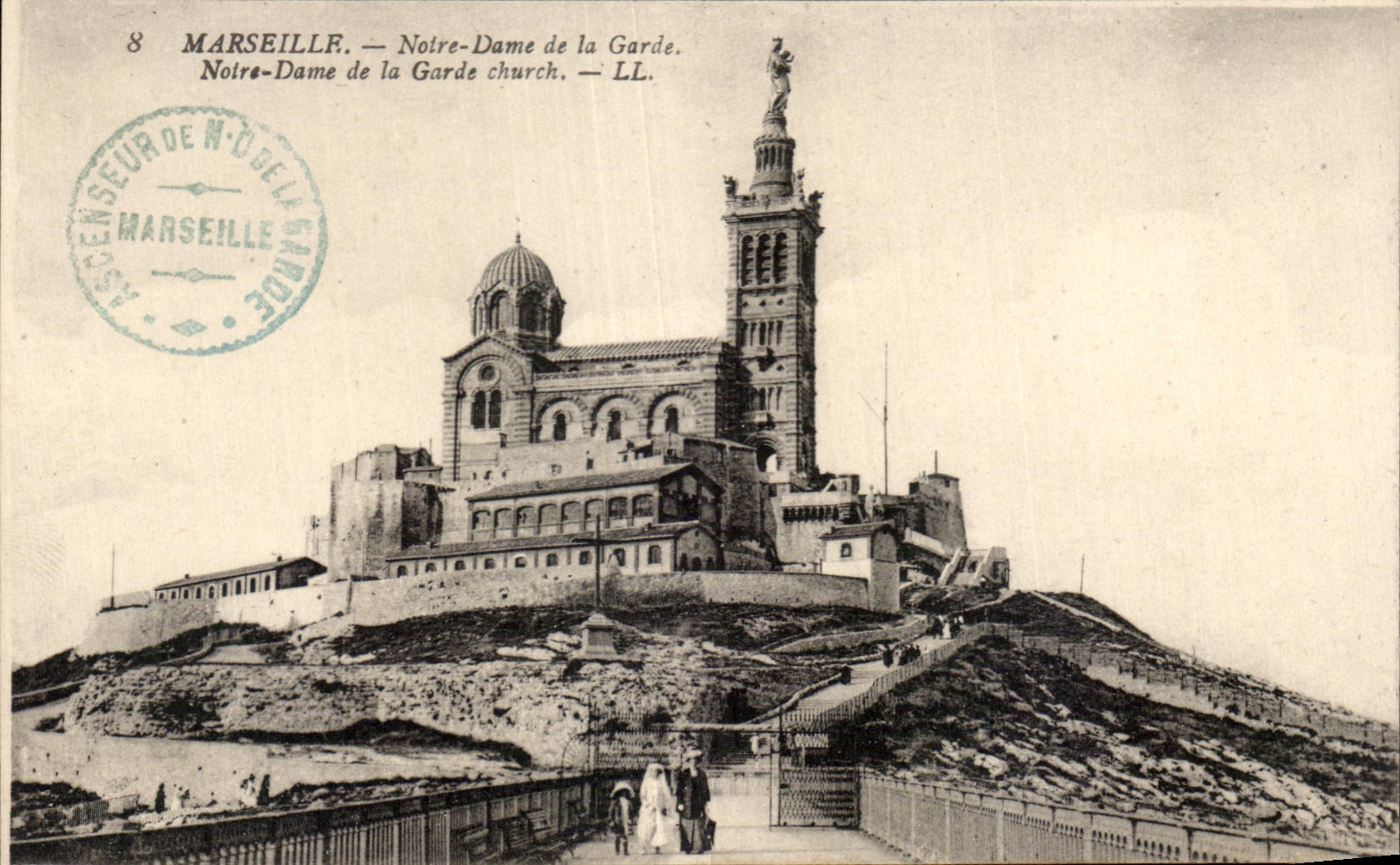 CPA Marseille Notre Dame de la Garde Notre Dame de la Garde church
