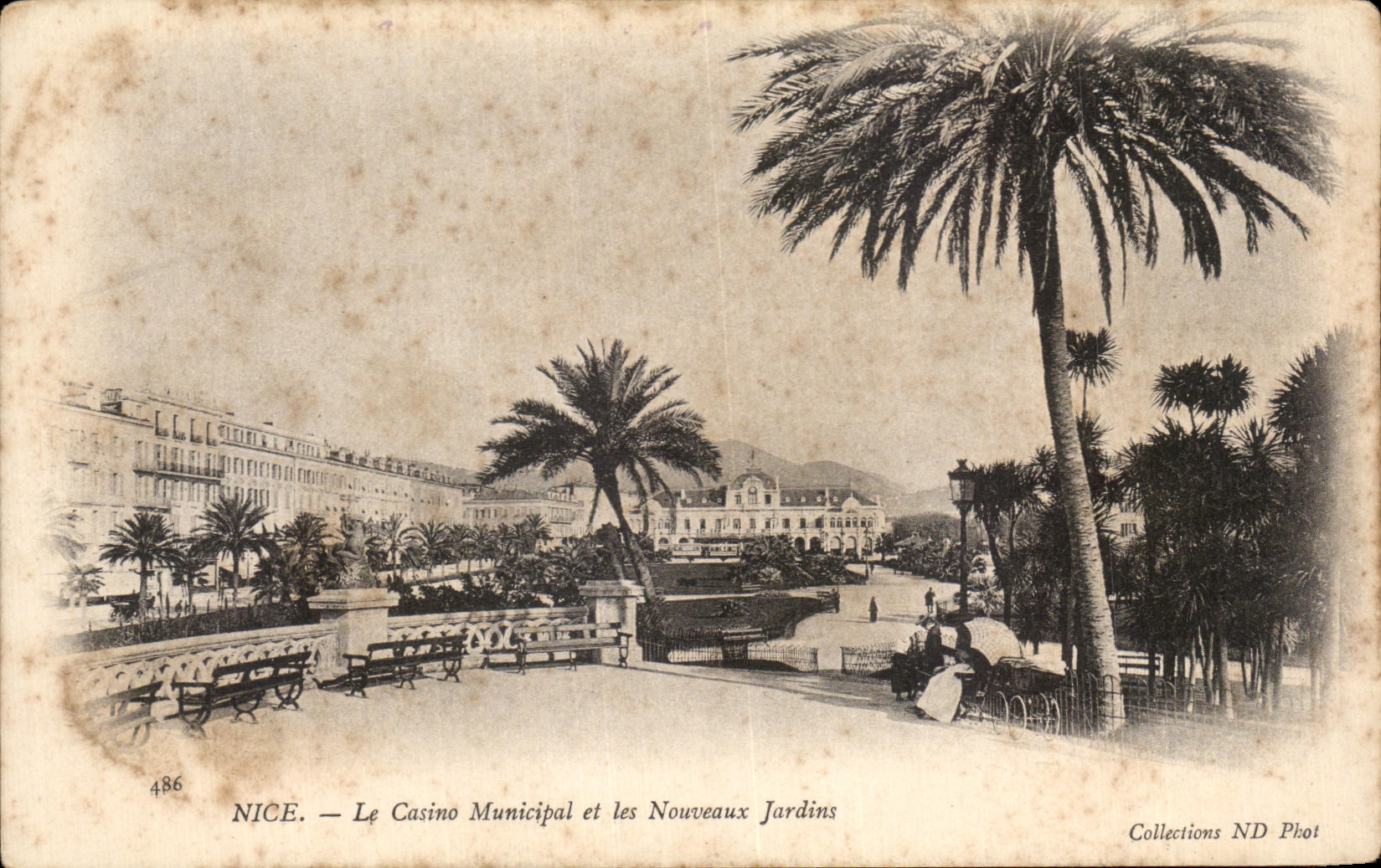 CPA Nice La Casino Municipal Et Les Nouveaux Jardins