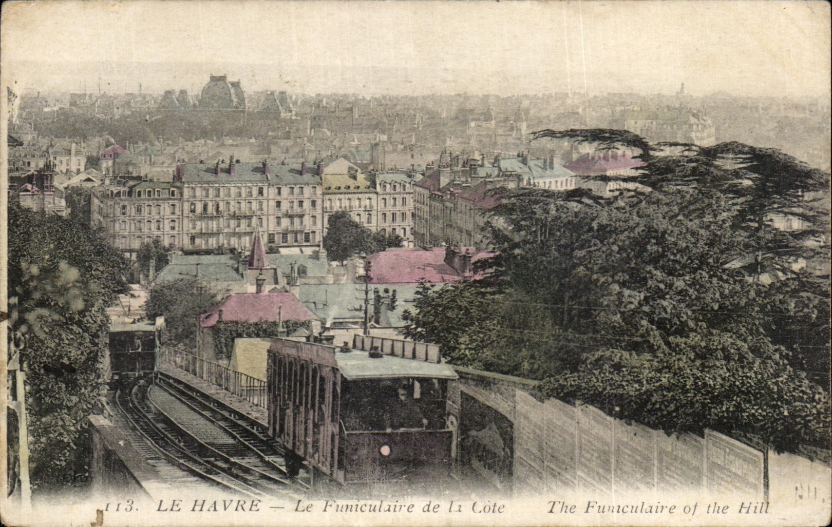 CPA Le Havre Le Funiculaire de la Cote The Funculaire of the Hill