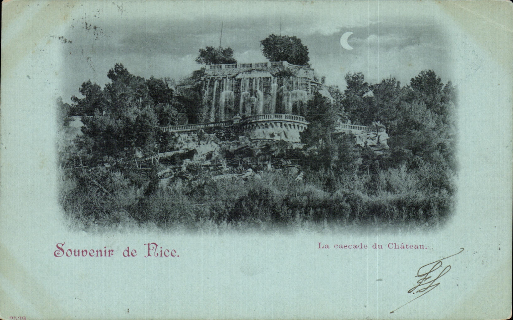 CPA Souvenir de Nice La Cascade du Chateau