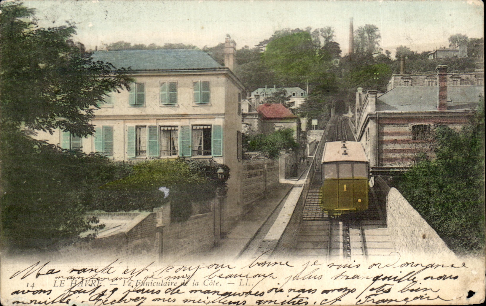 CPA Le Havre le Funiculaire de la Cote