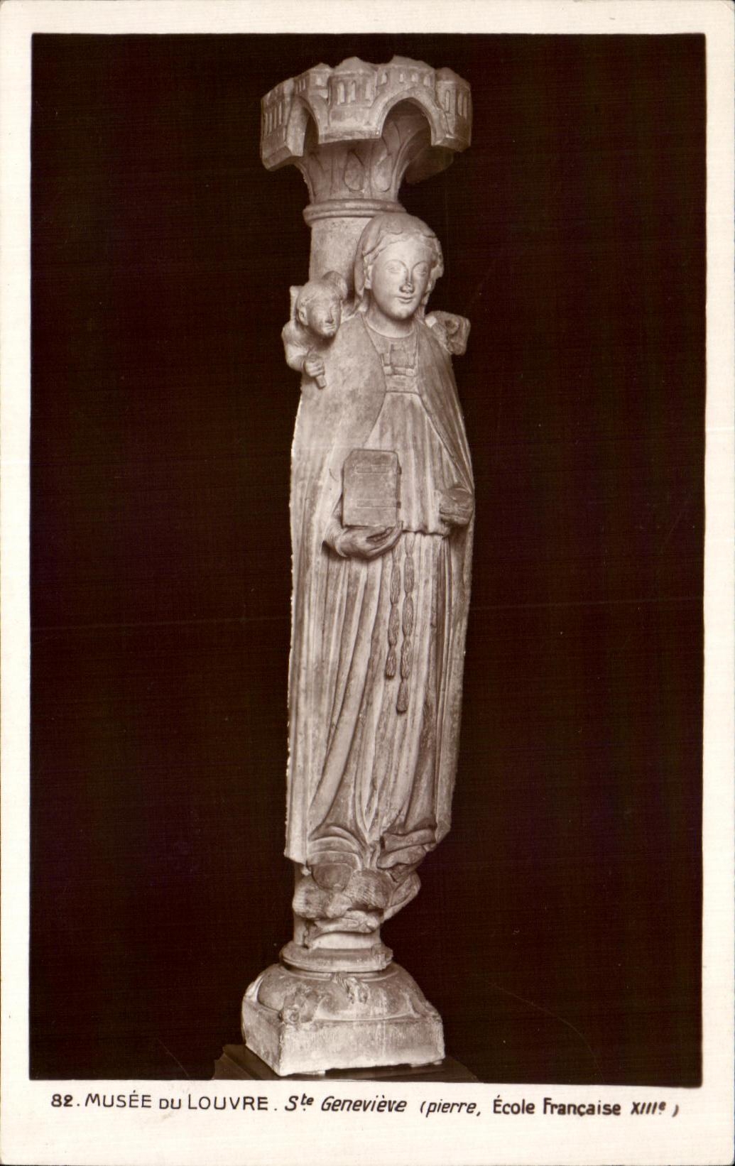 CPA Musee Du Louvre Ste GeneviereParis