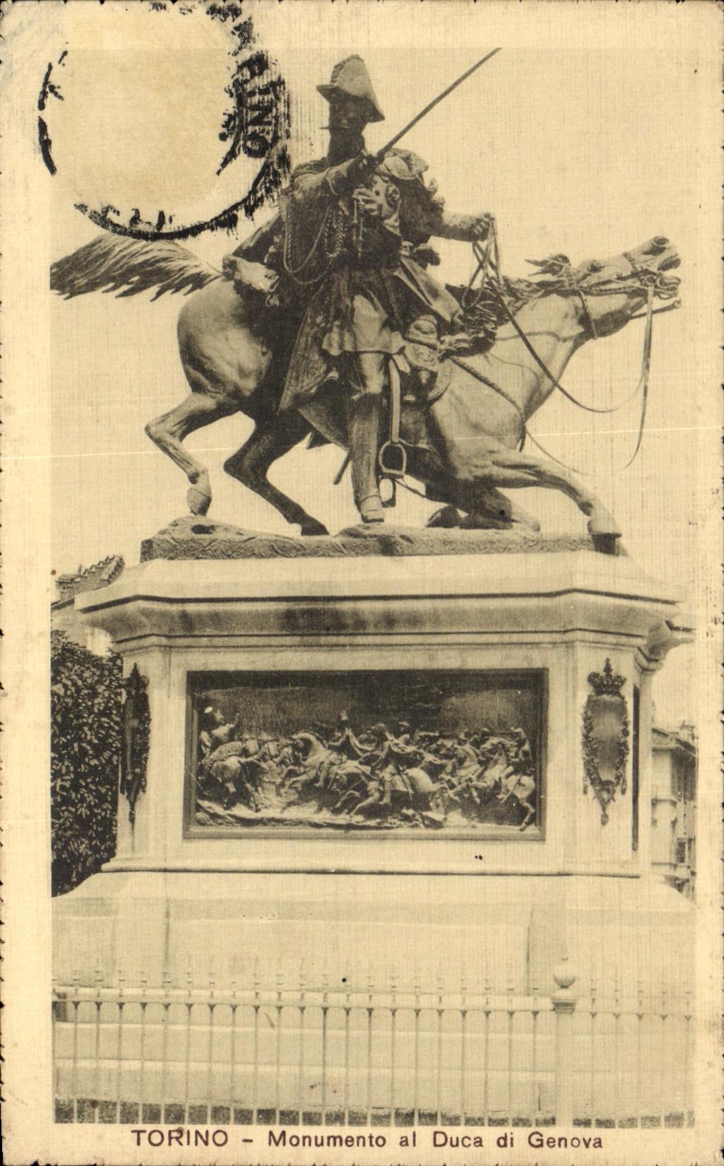 CPA Torino Monumento al Duca di Genova