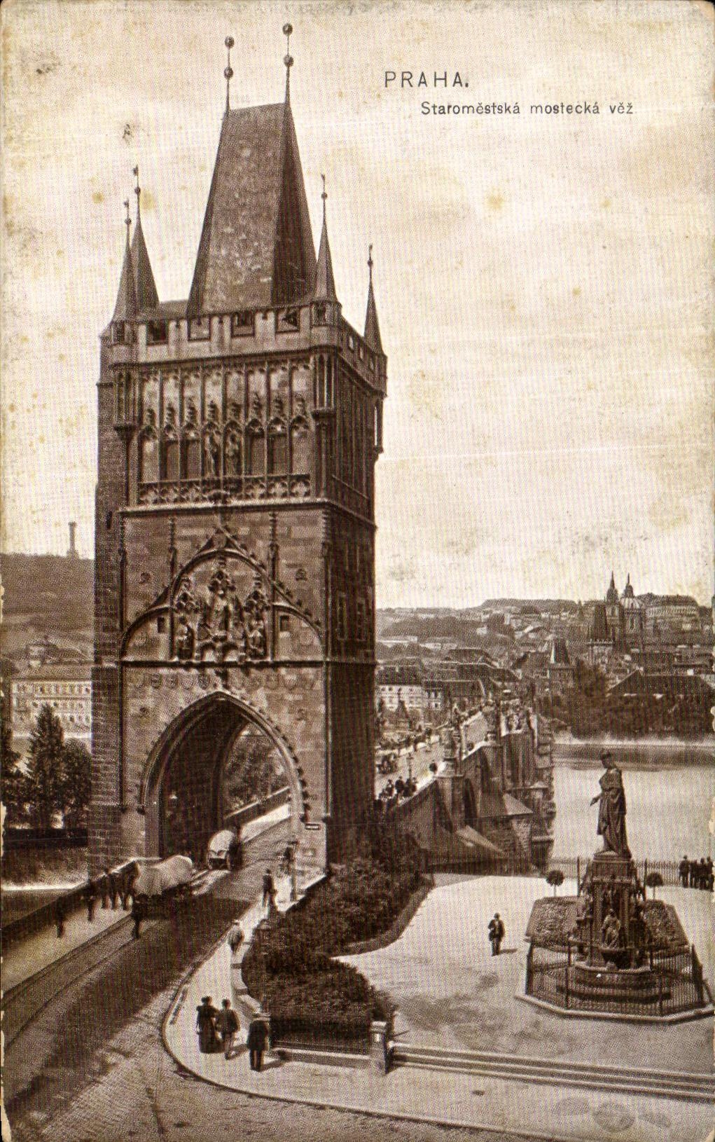 CPA Praha Staromestska mortecka vaz Tchequie
