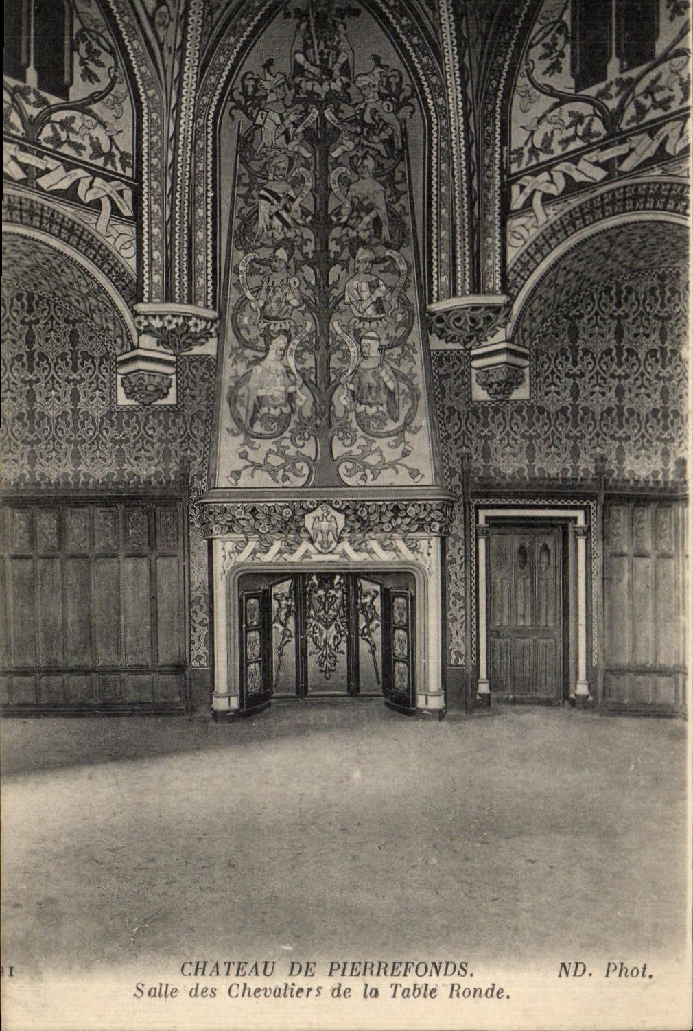 CPA Chateau De Pierrefonds Salle des Chevalier de la Table Ronde