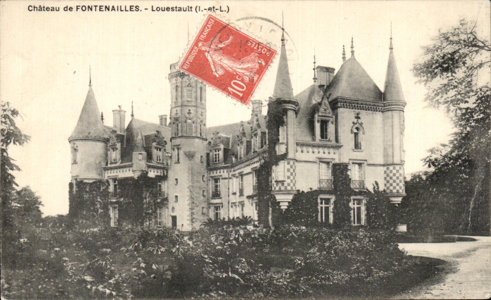 CPA Chateau de Fontenailles Louestault