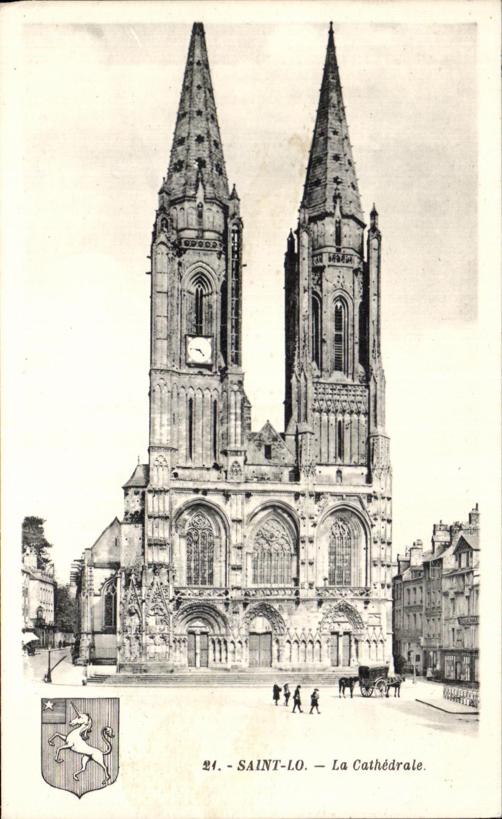 CPA saint lo La Cathedrale