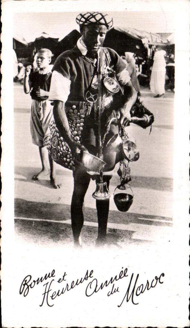 CPA Scenes et Types Marchand d'eau