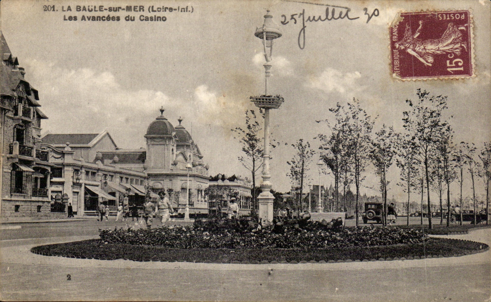 CPA La Baule sur mer Les Avancees du Casino