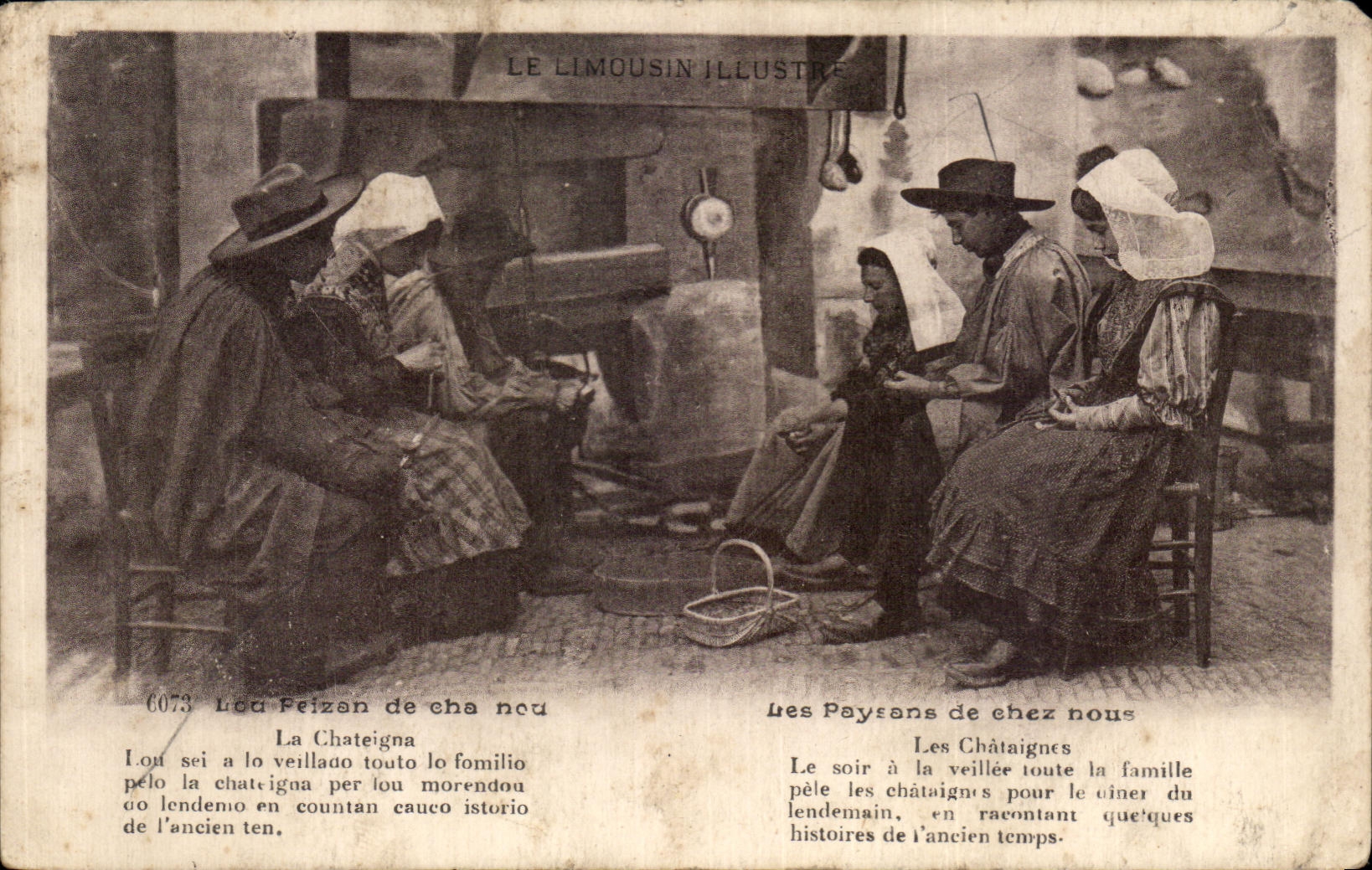 CPA Lou Peizon de chas nod Les Paysans de Chez nous Folklore Costume