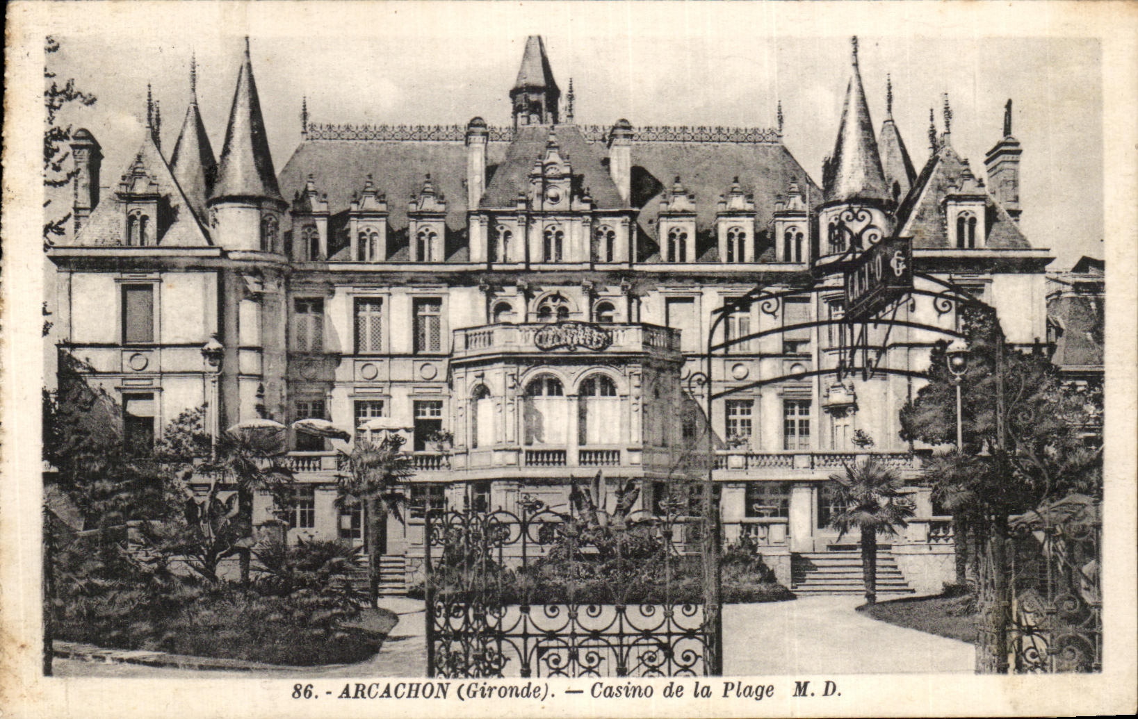 CPA Arcachon Casino de la plage