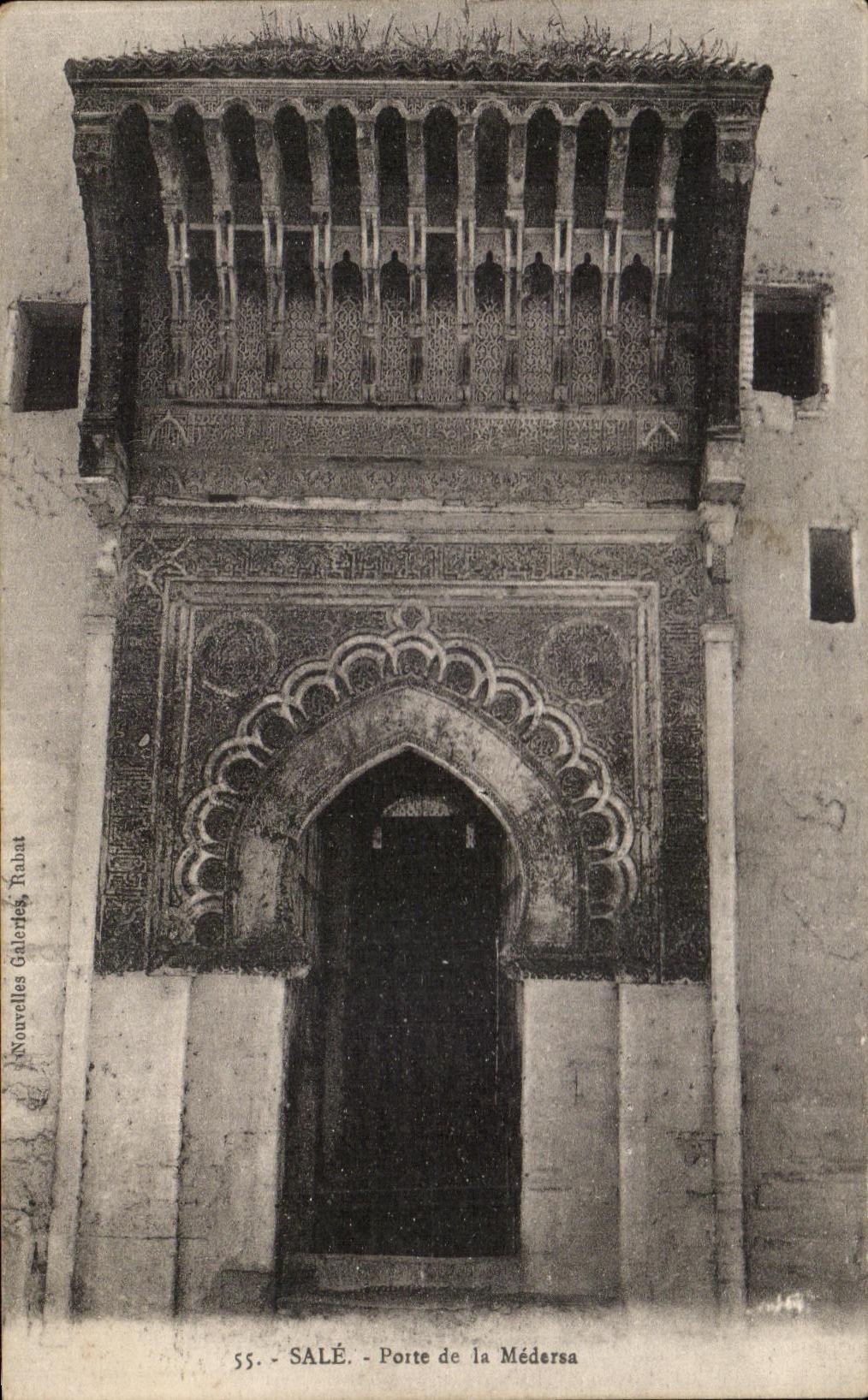 CPA Sale Porte de la Medarsa