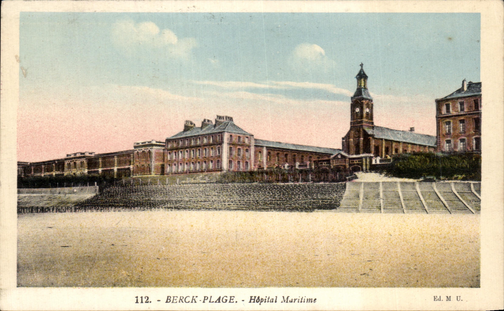 CPA Berck Plage Hopital Maritime