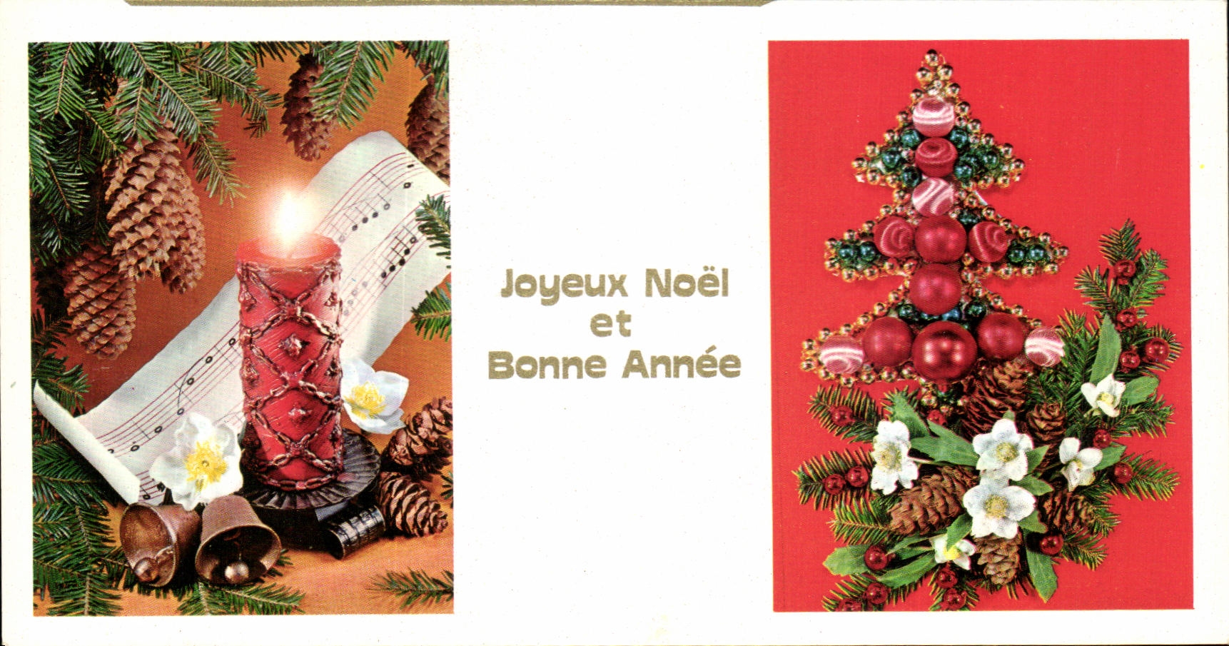 CPM Joyeux Noel Bonne Annee