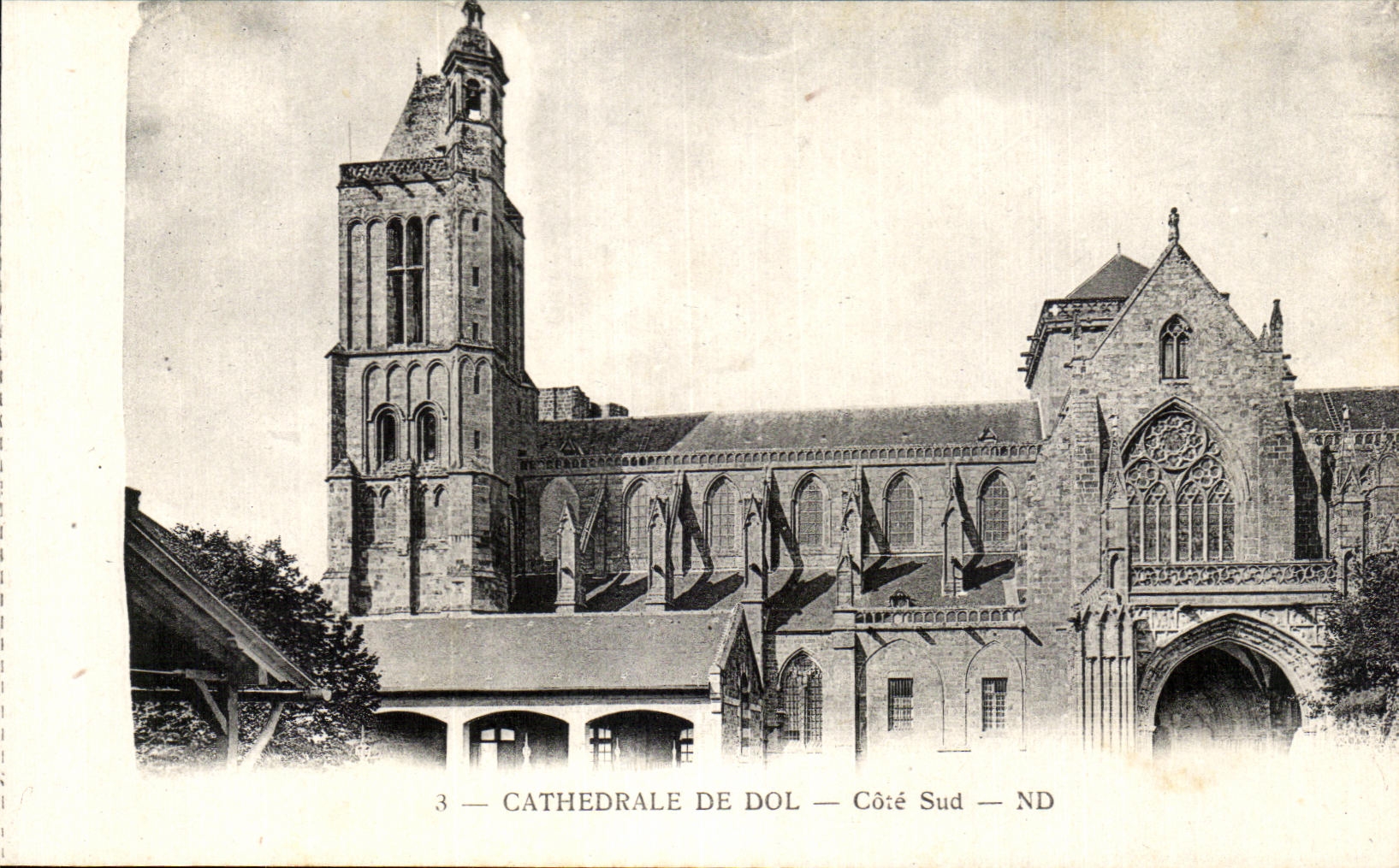 CPA Cathedrale De Dol Cote Sud