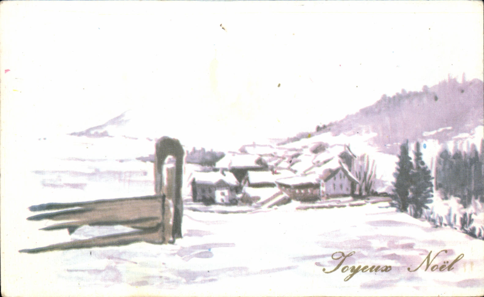 CPA Joyeux Noël