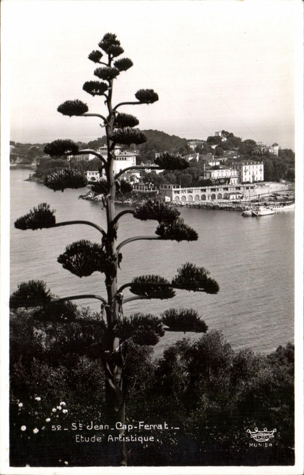 CPA St Jean Cap Ferrat Etude Artistique