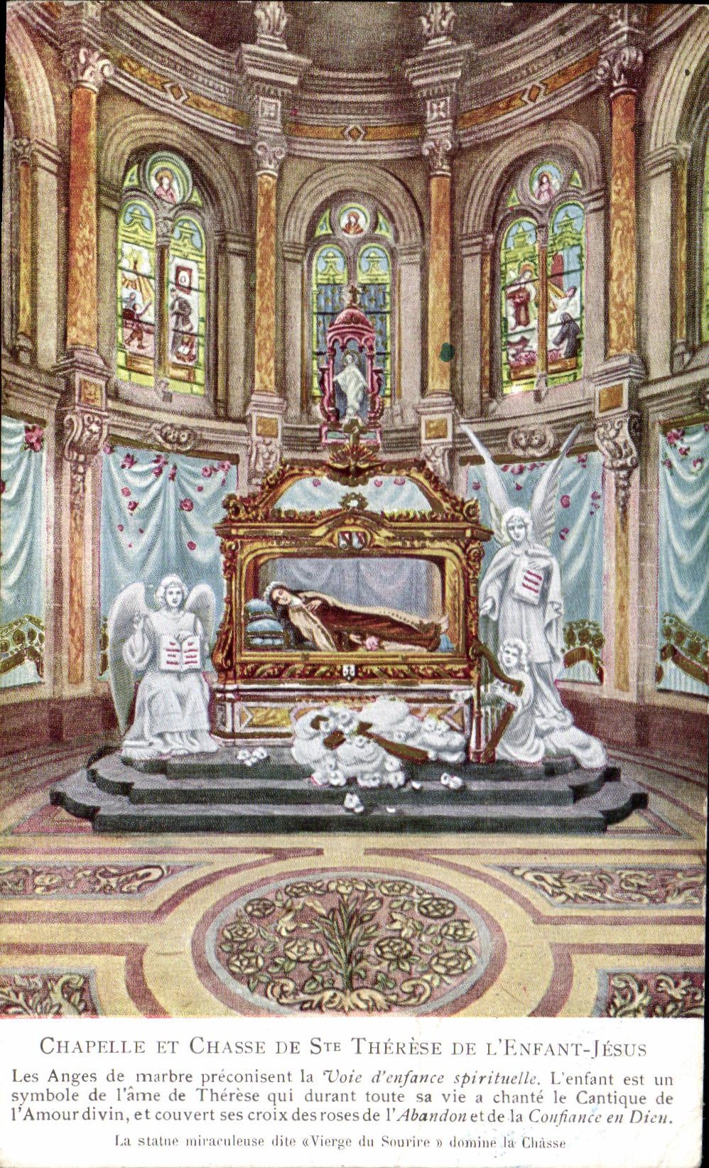 CPA Chapelle Et Chasse De St Therese De L'Enfant Jesus