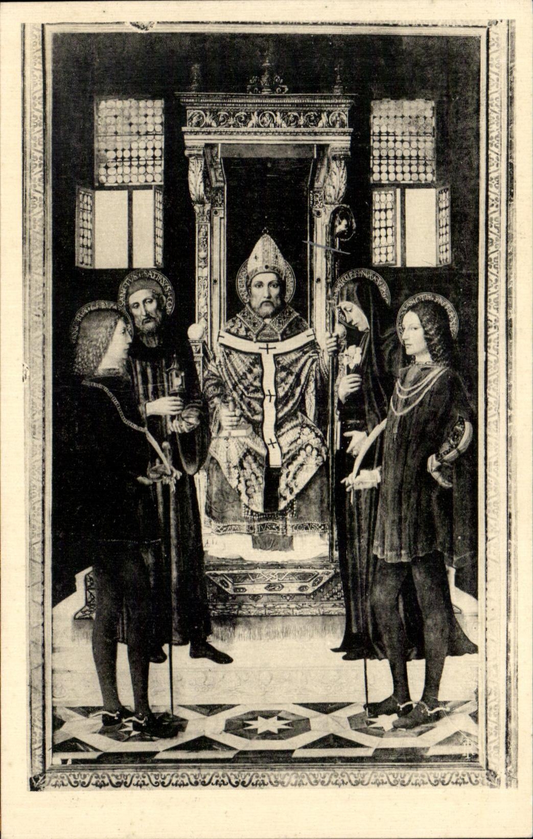 CPA Certosa Di Pavia Bergognone 