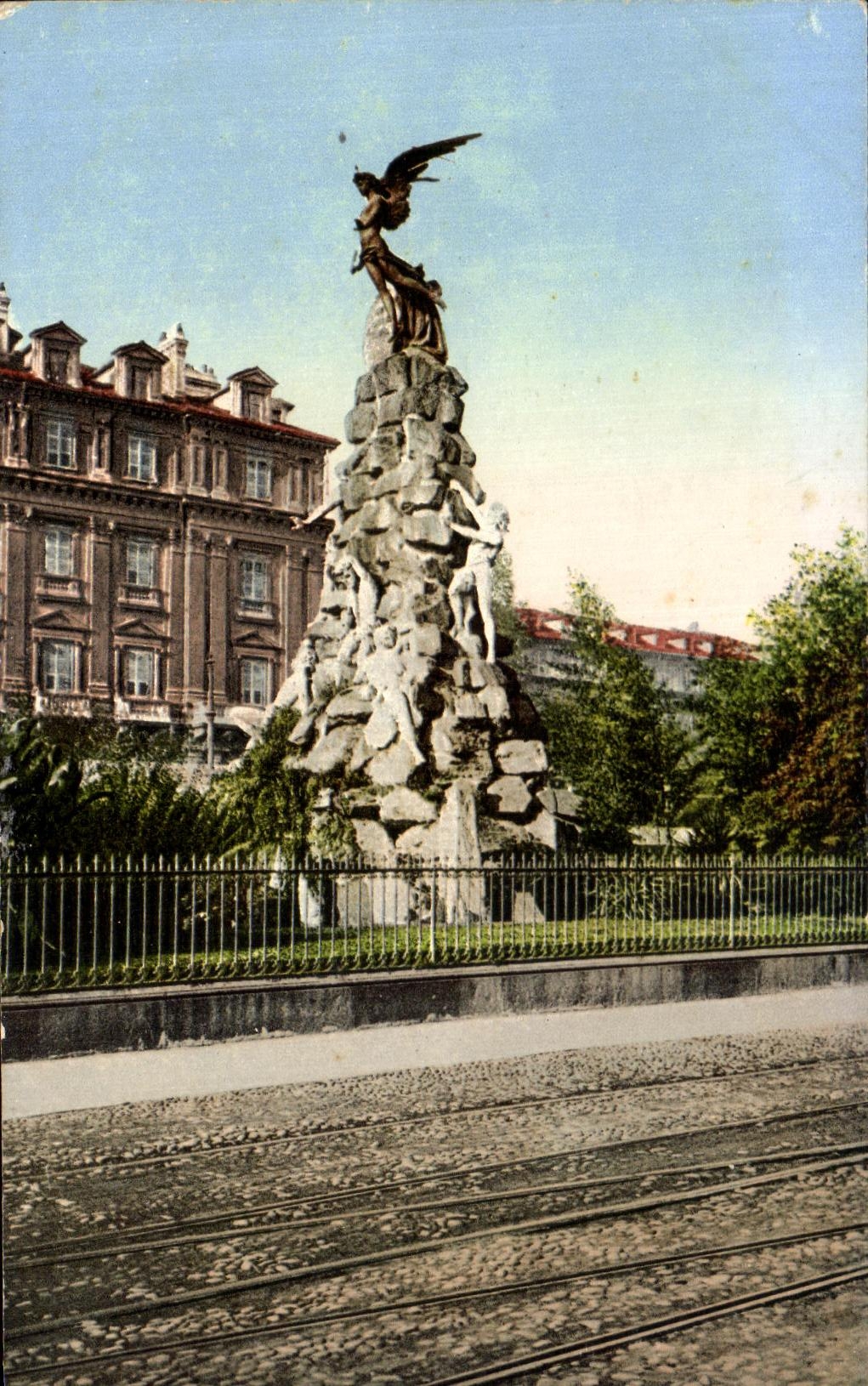 CPA Torino Monumento del Frejus