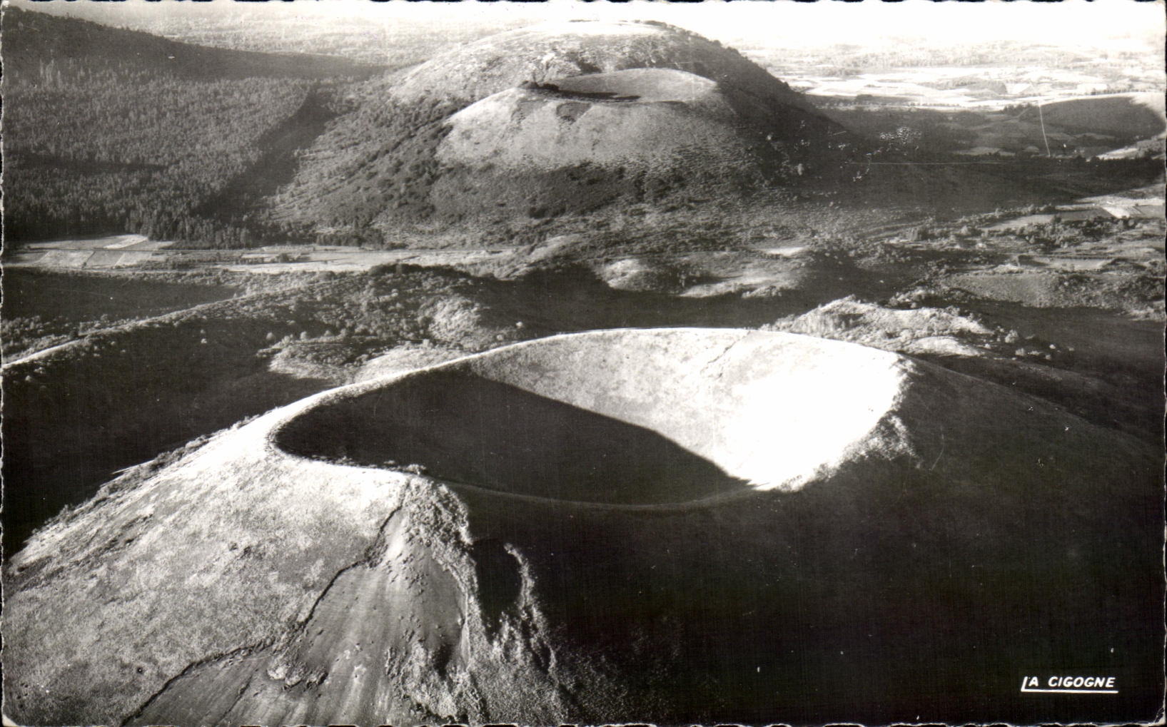 CPA In the plane on the Chain of the Domes Puy de Pariou