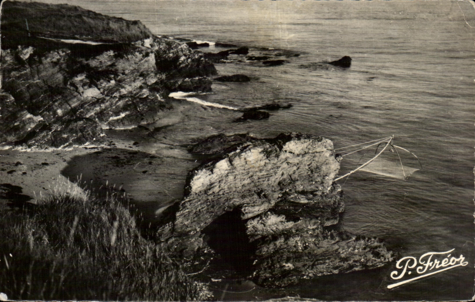 CPA Giraud Port the bored Rock and the Sauvage dimension has marree high