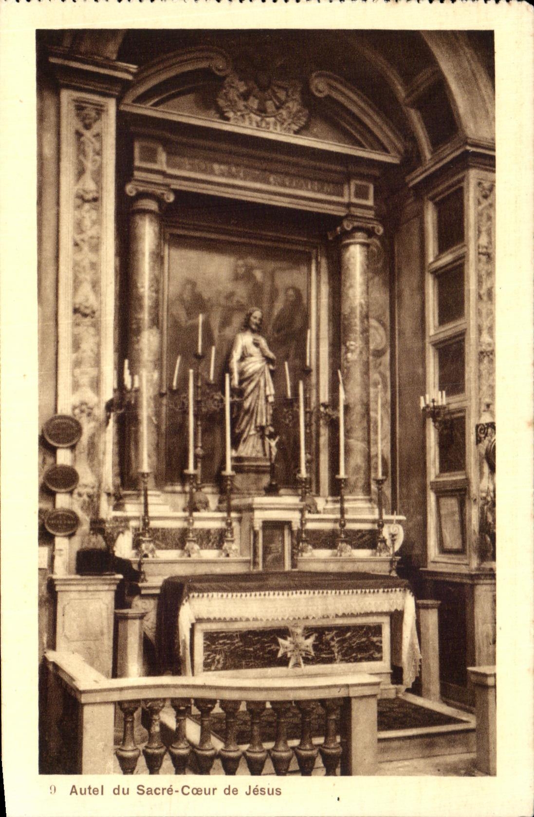 CPA Furnace bridge of the Sacring Heart of Jesus