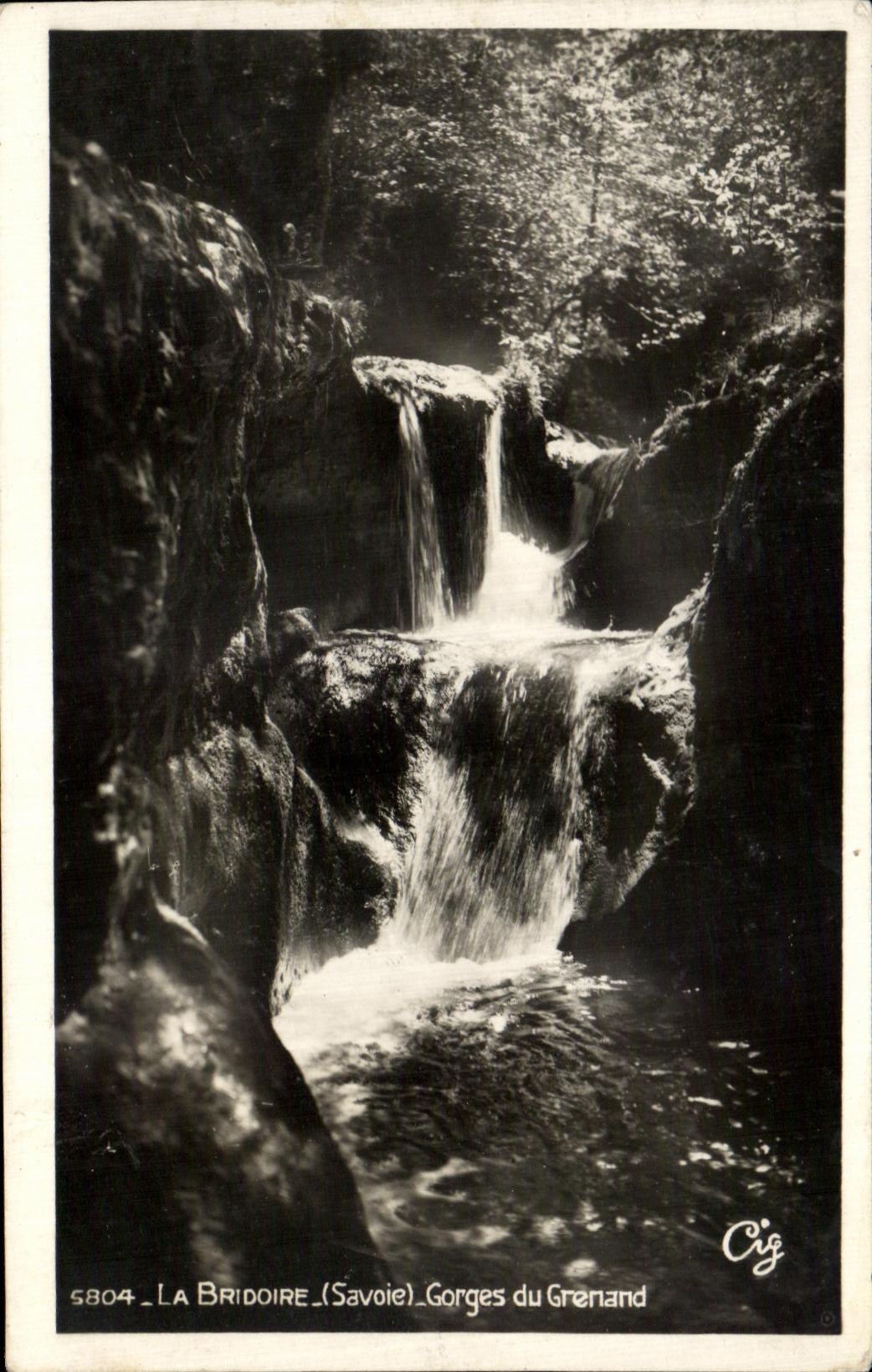 CPA Bridoire Falls of Grenand