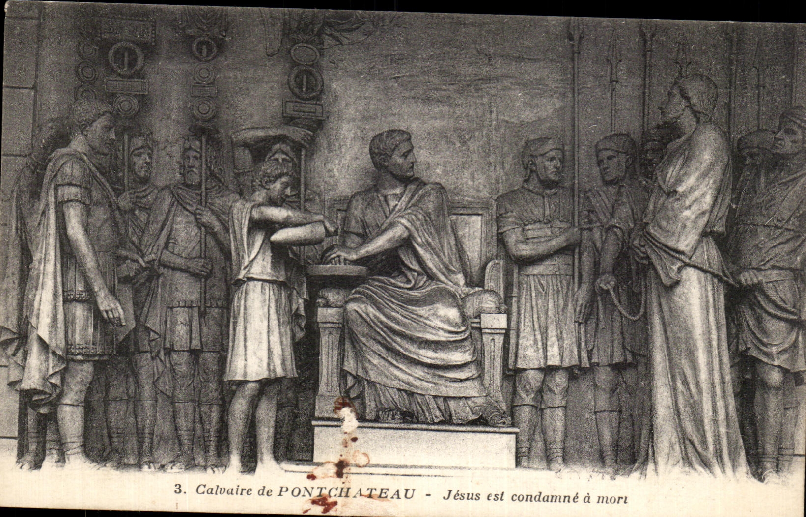 CPA Pontchateau Jesus east Condamne has Mort