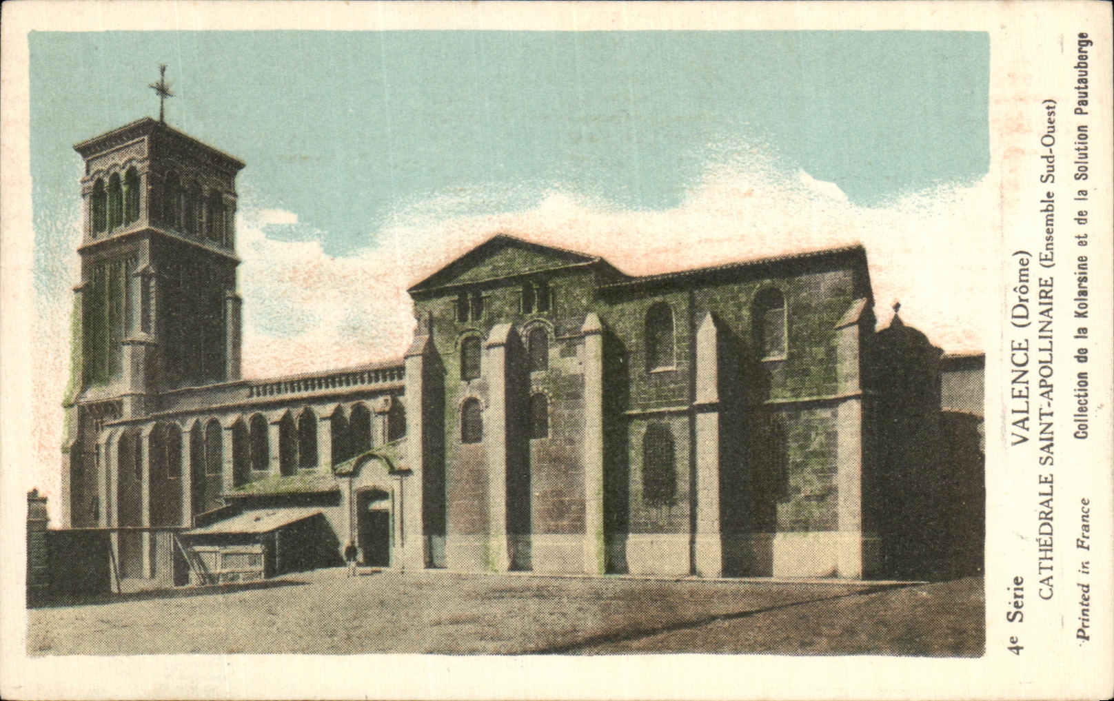 Santo Apollinaire (unidad meridional occidental) de la catedral de la valencia de CPA (Drome)