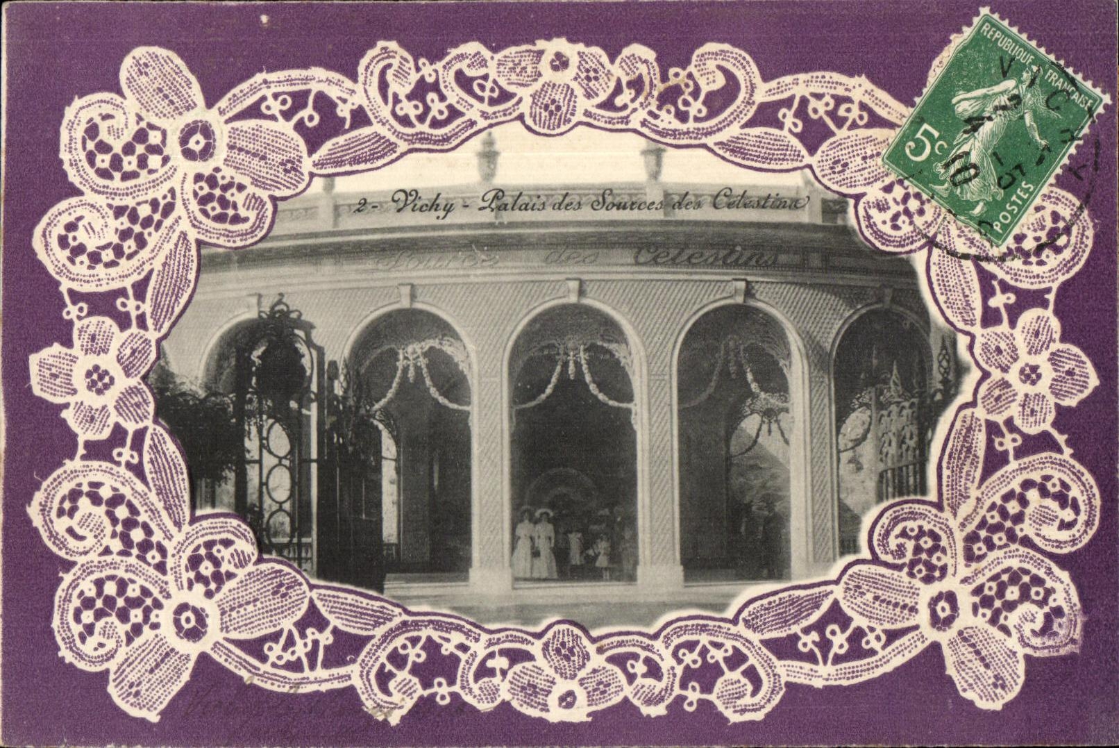 CPA Vichy Palate of the sources of Celestins